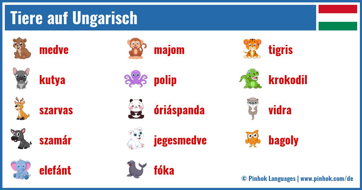 Tiere auf Ungarisch