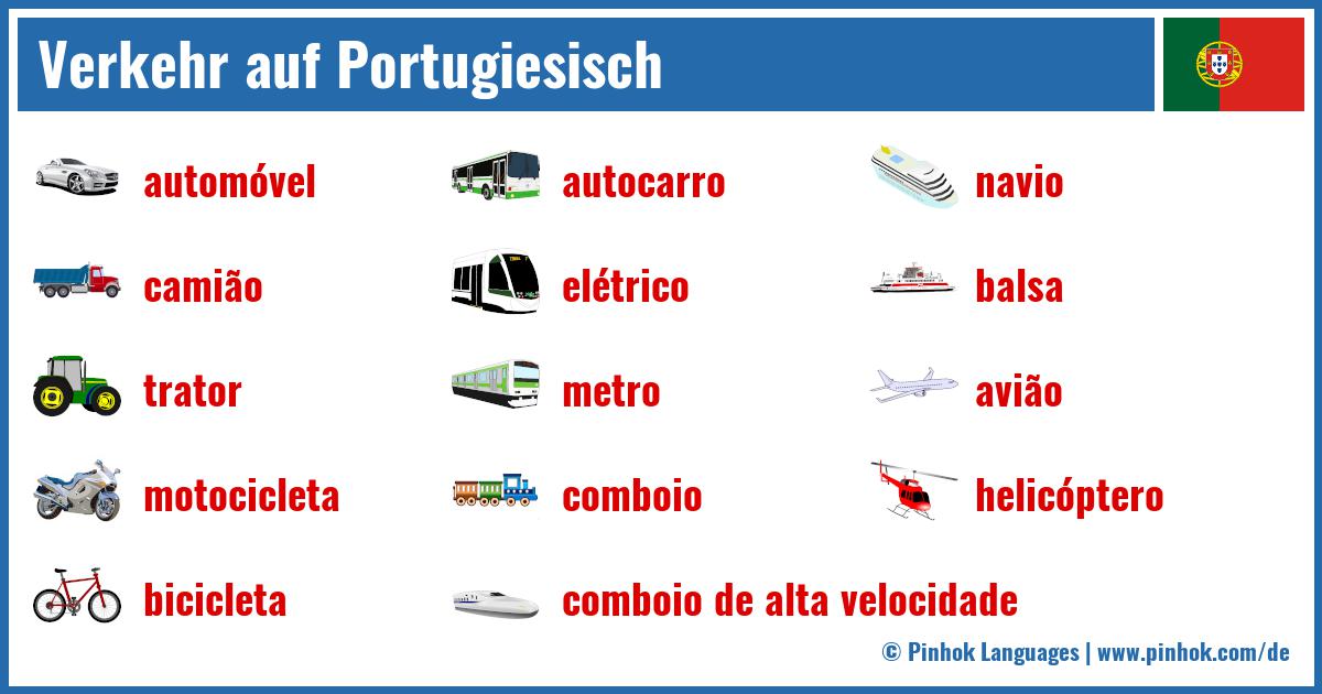 Verkehr auf Portugiesisch