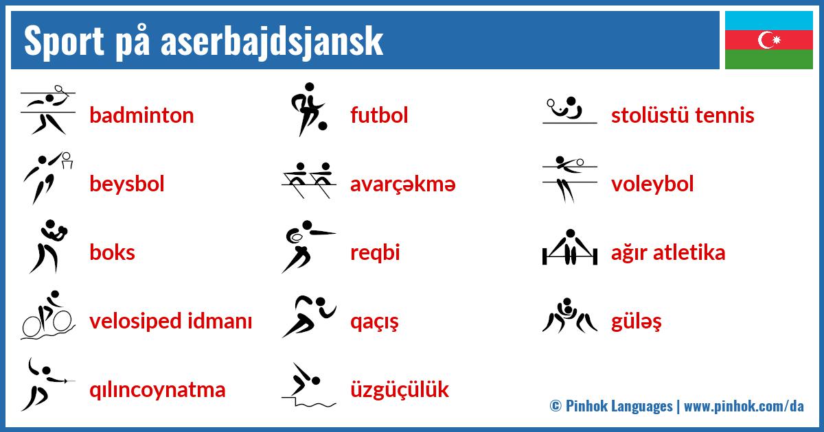 Sport på aserbajdsjansk