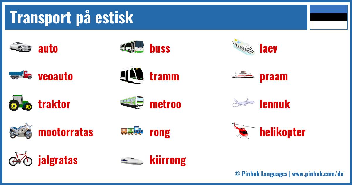 Transport på estisk