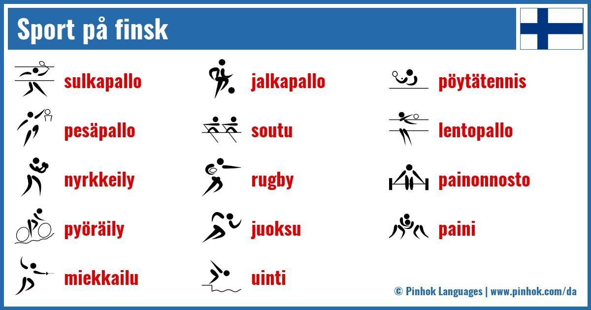 Sport på finsk