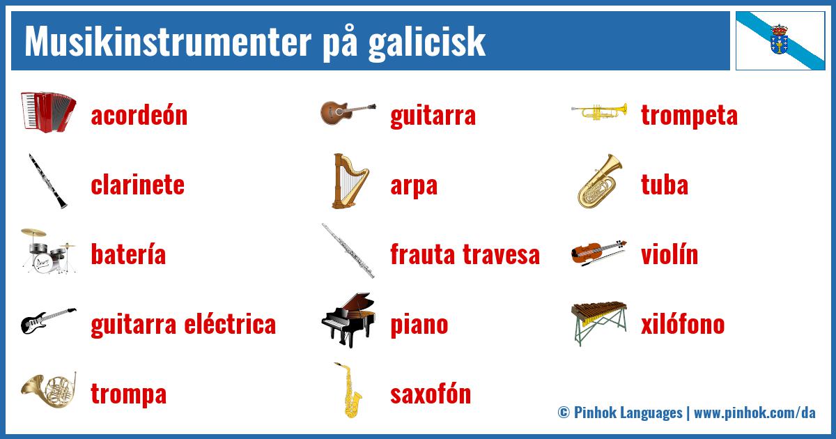 Musikinstrumenter på galicisk