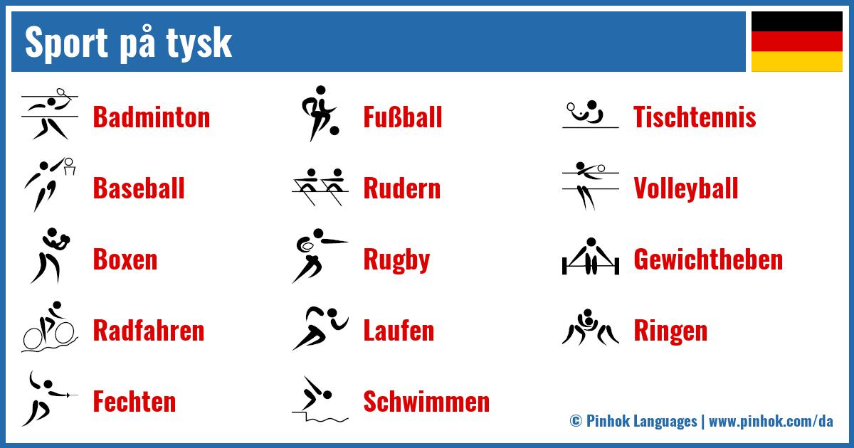 Sport på tysk