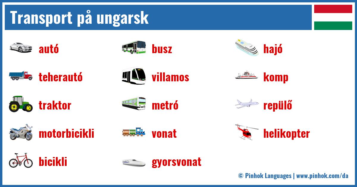 Transport på ungarsk