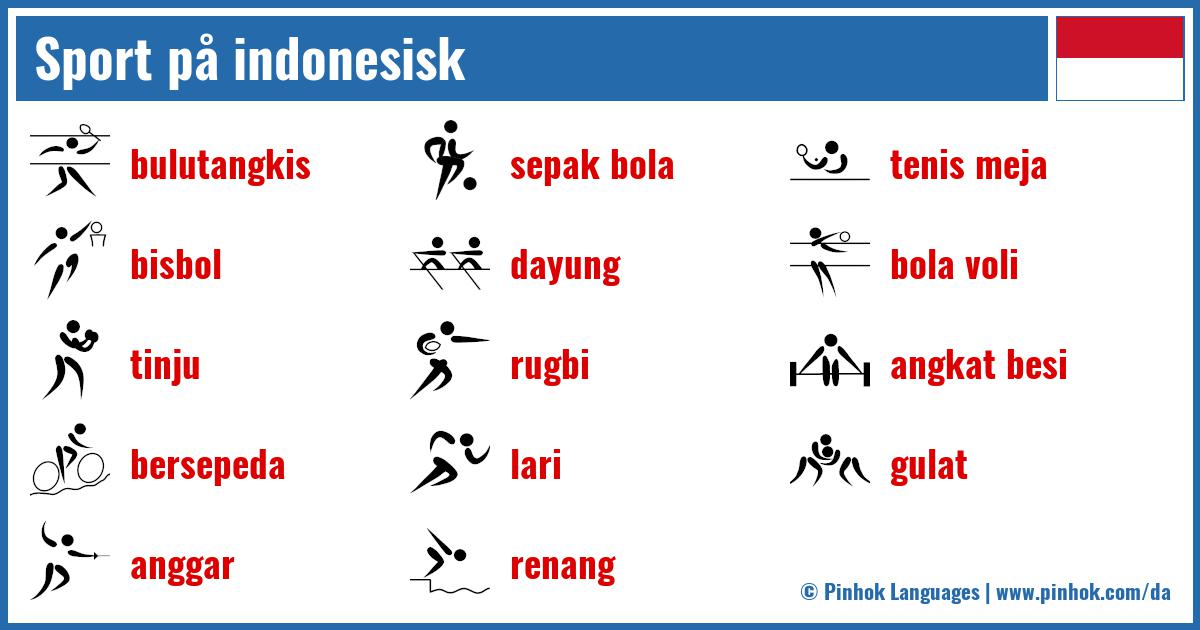 Sport på indonesisk