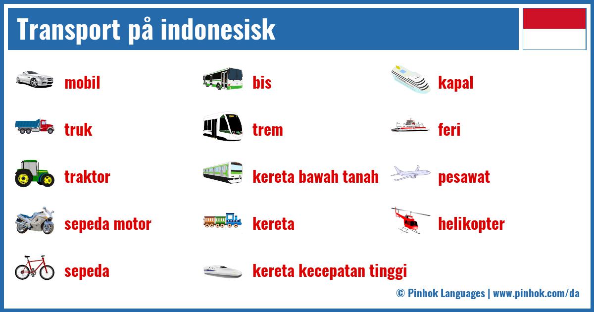 Transport på indonesisk
