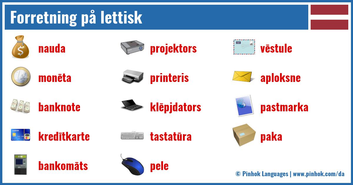 Forretning på lettisk