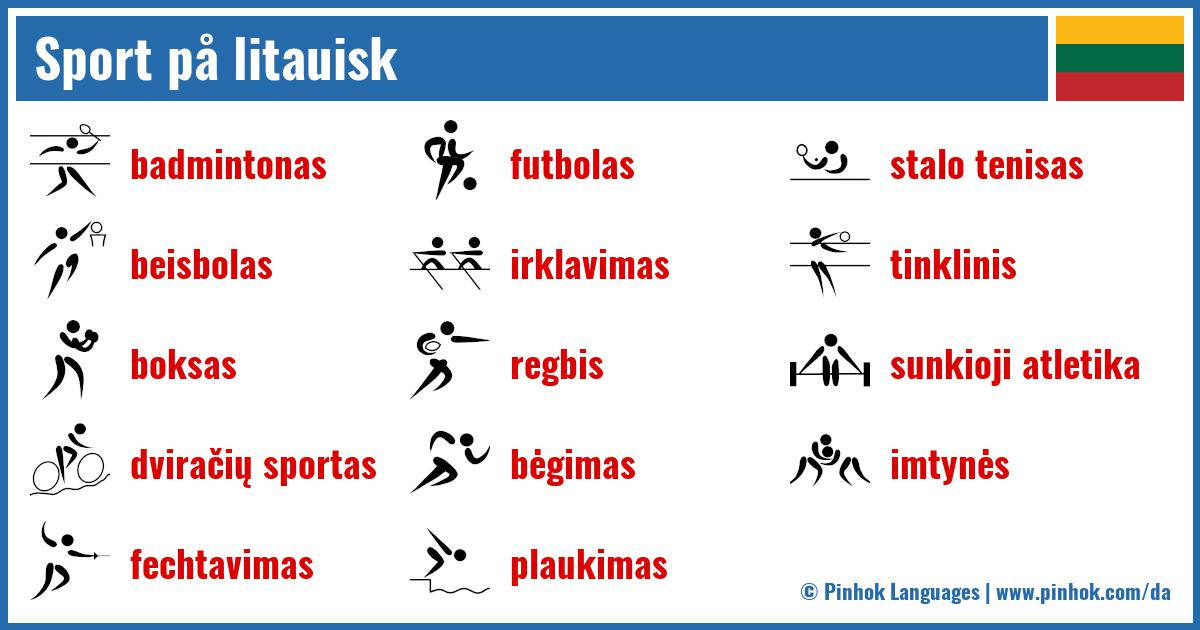 Sport på litauisk