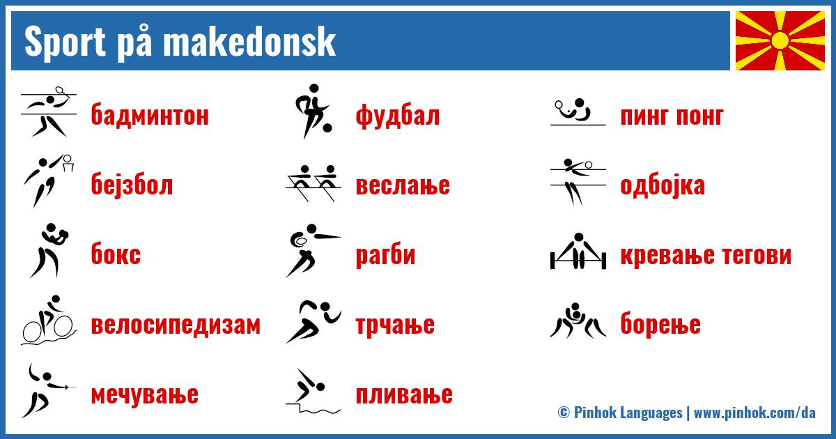 Sport på makedonsk