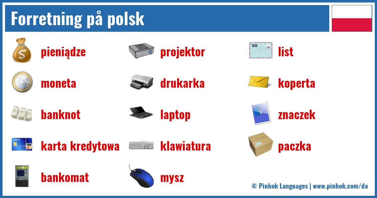 Forretning på polsk