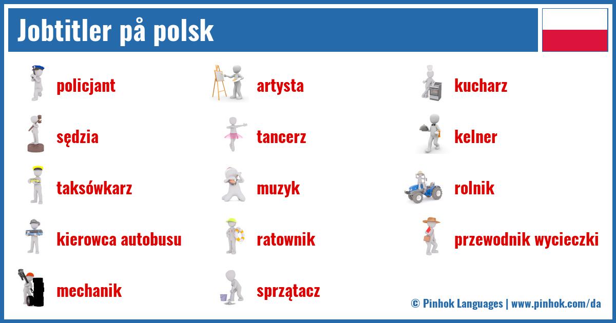 Jobtitler på polsk