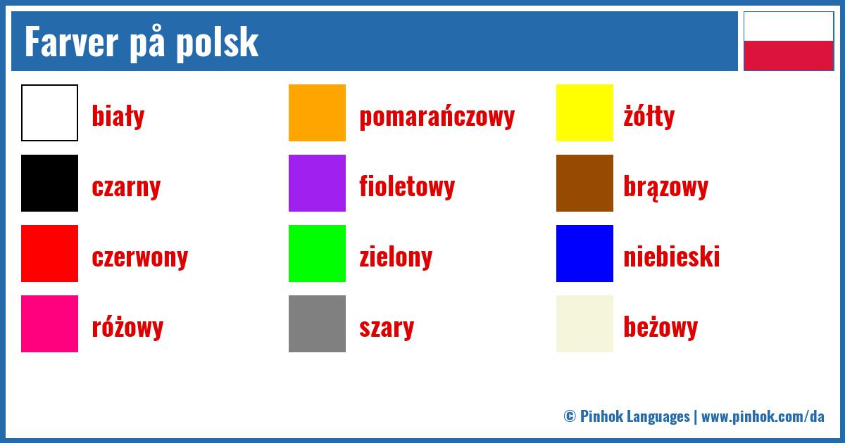 Farver på polsk