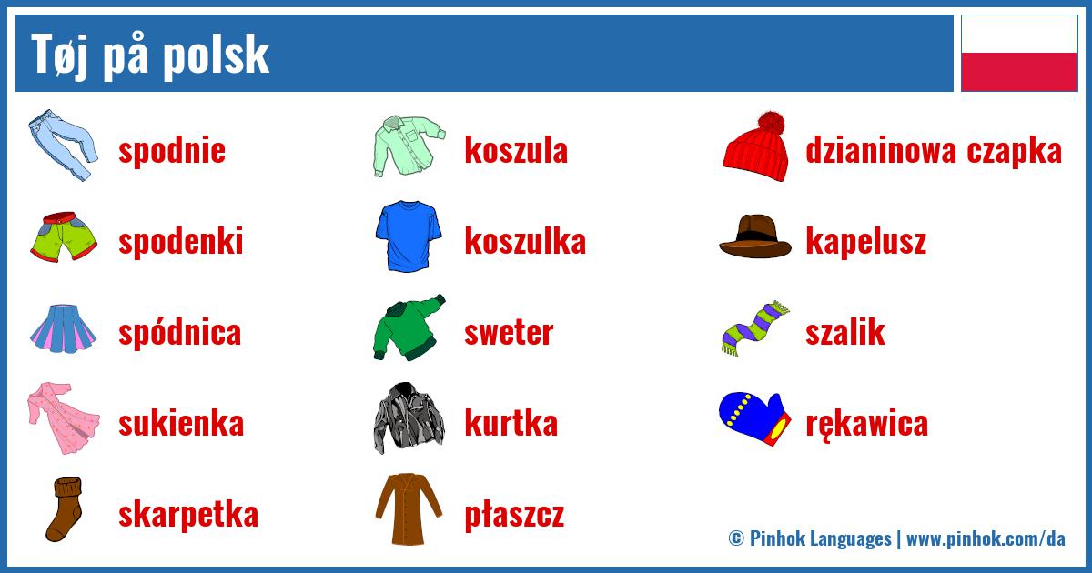 Tøj på polsk