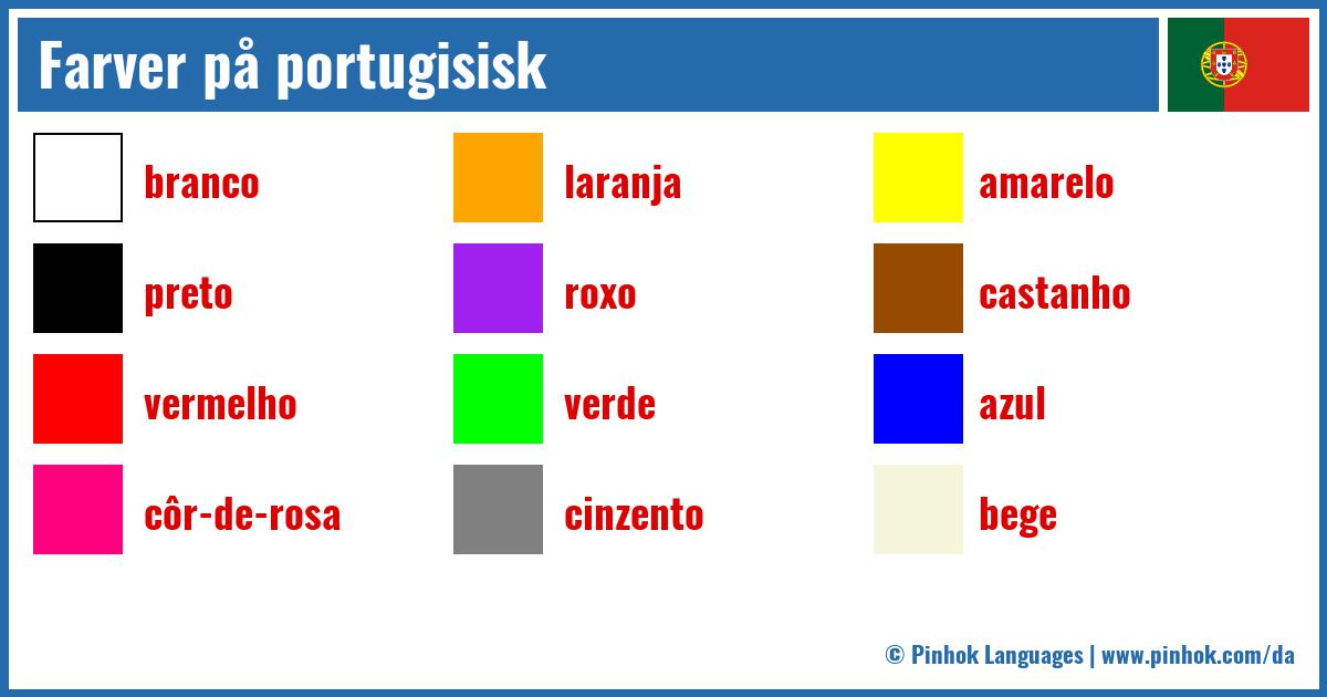 Farver på portugisisk
