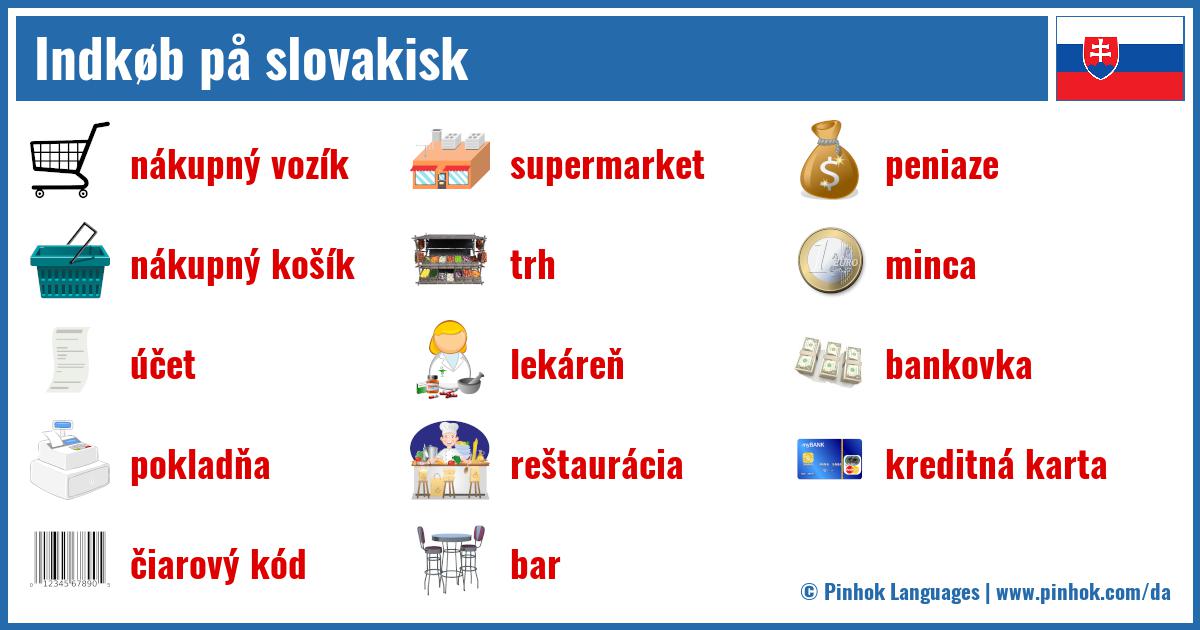 Indkøb på slovakisk
