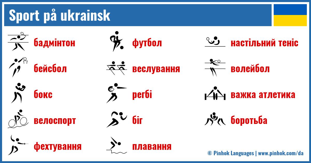 Sport på ukrainsk