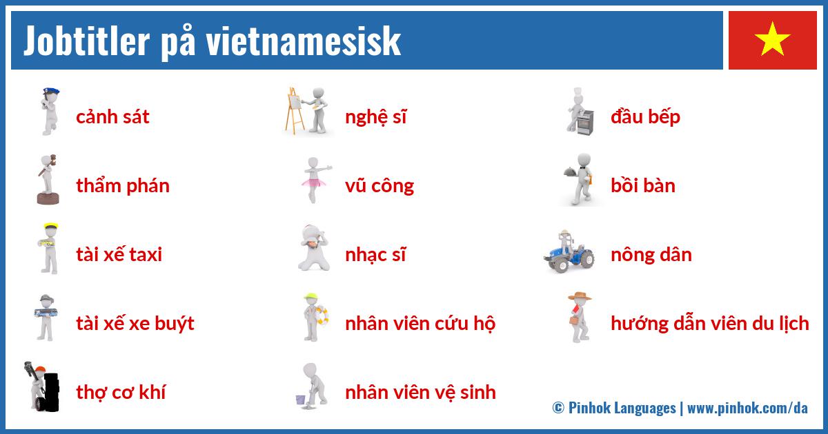 Jobtitler på vietnamesisk