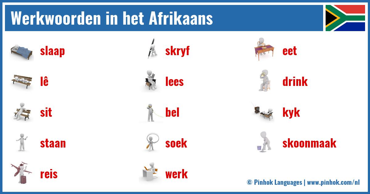 Werkwoorden in het Afrikaans