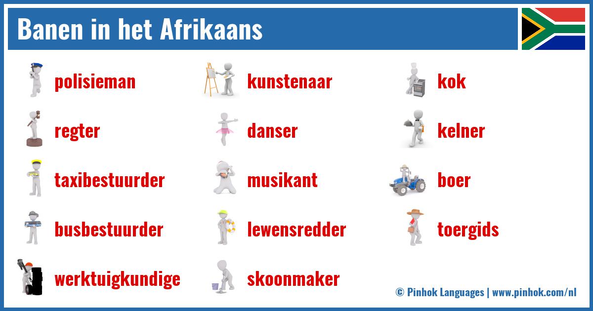 Banen in het Afrikaans