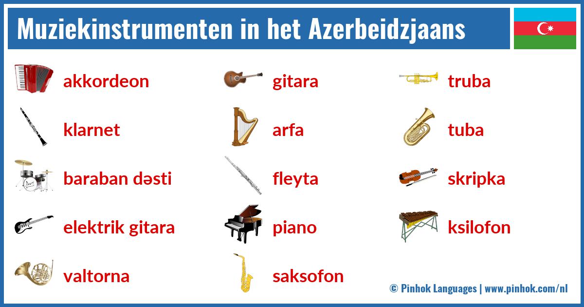 Muziekinstrumenten in het Azerbeidzjaans