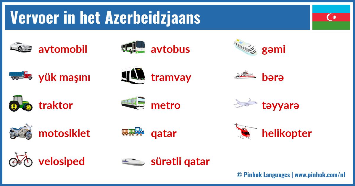 Vervoer in het Azerbeidzjaans