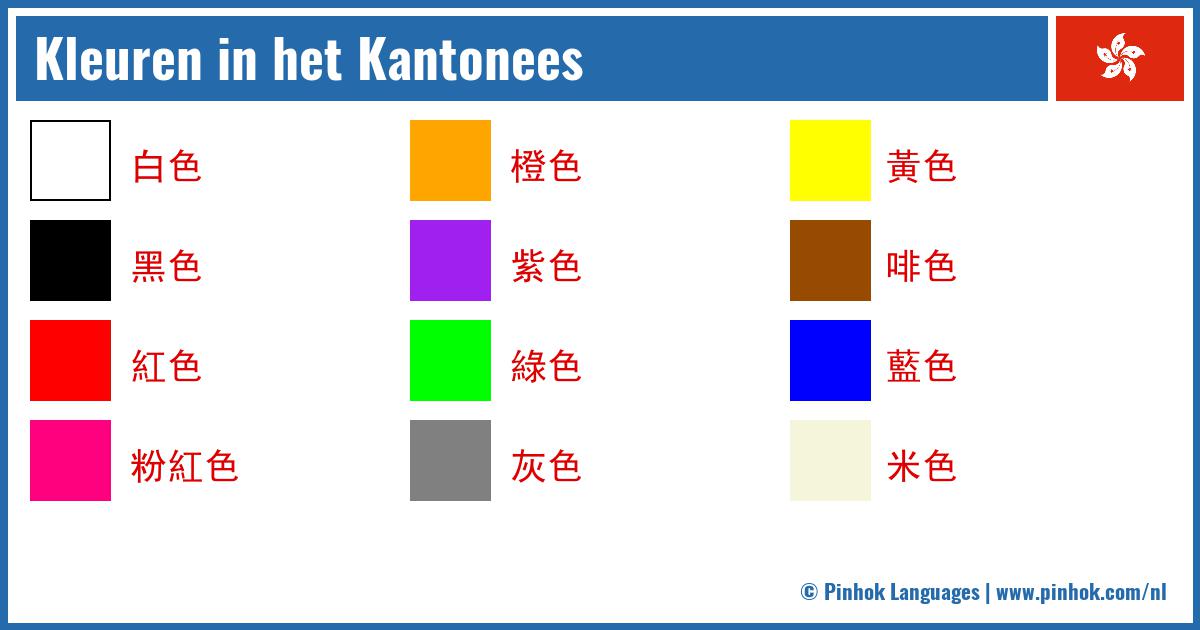 Kleuren in het Kantonees