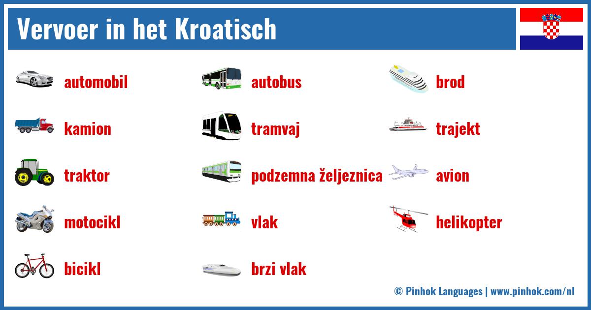 Vervoer in het Kroatisch