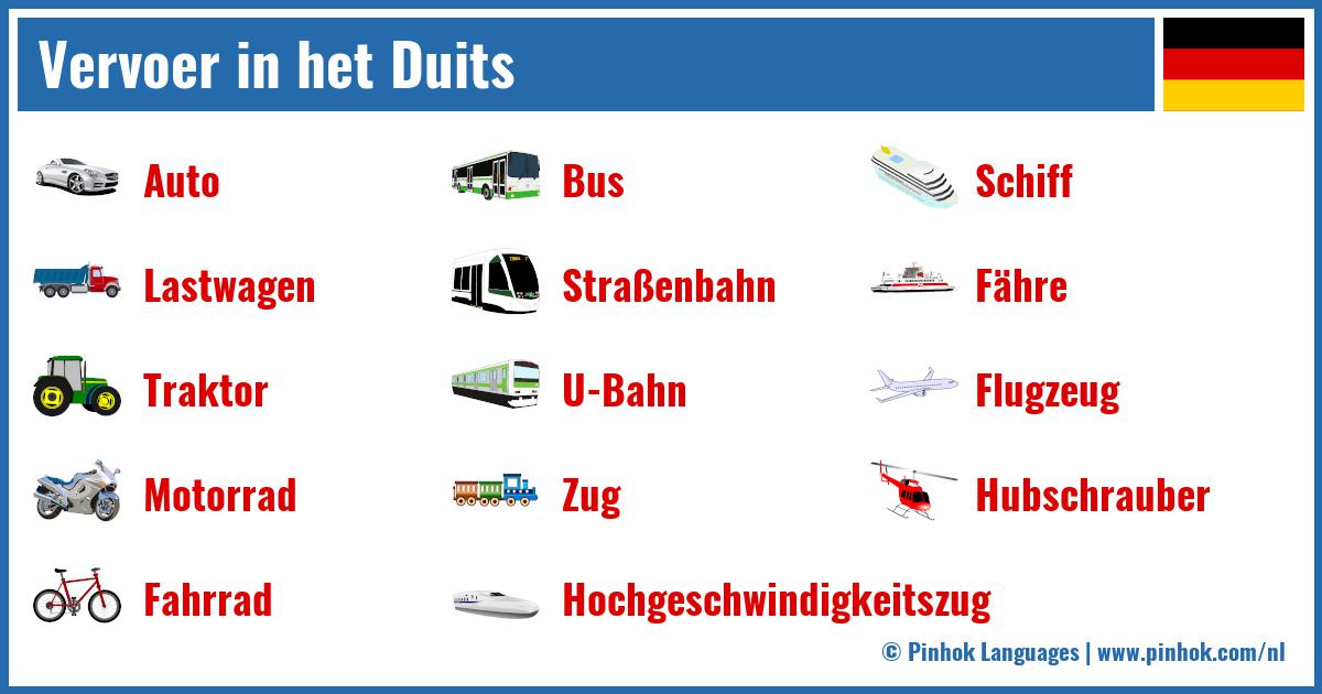 Vervoer in het Duits