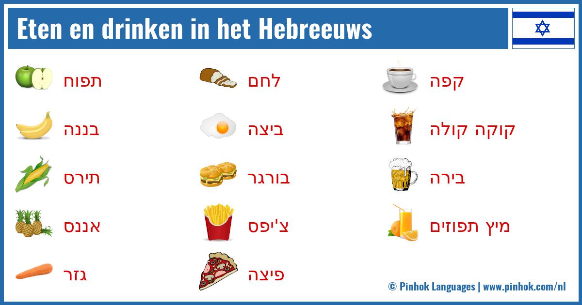 Eten en drinken in het Hebreeuws