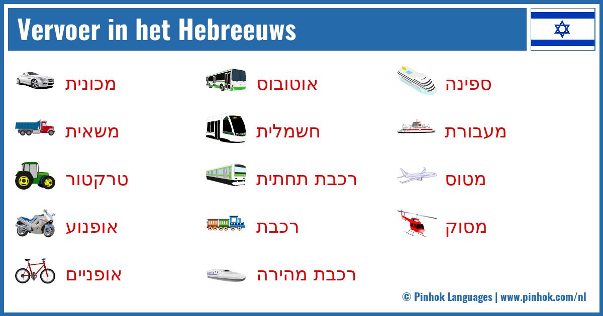 Vervoer in het Hebreeuws