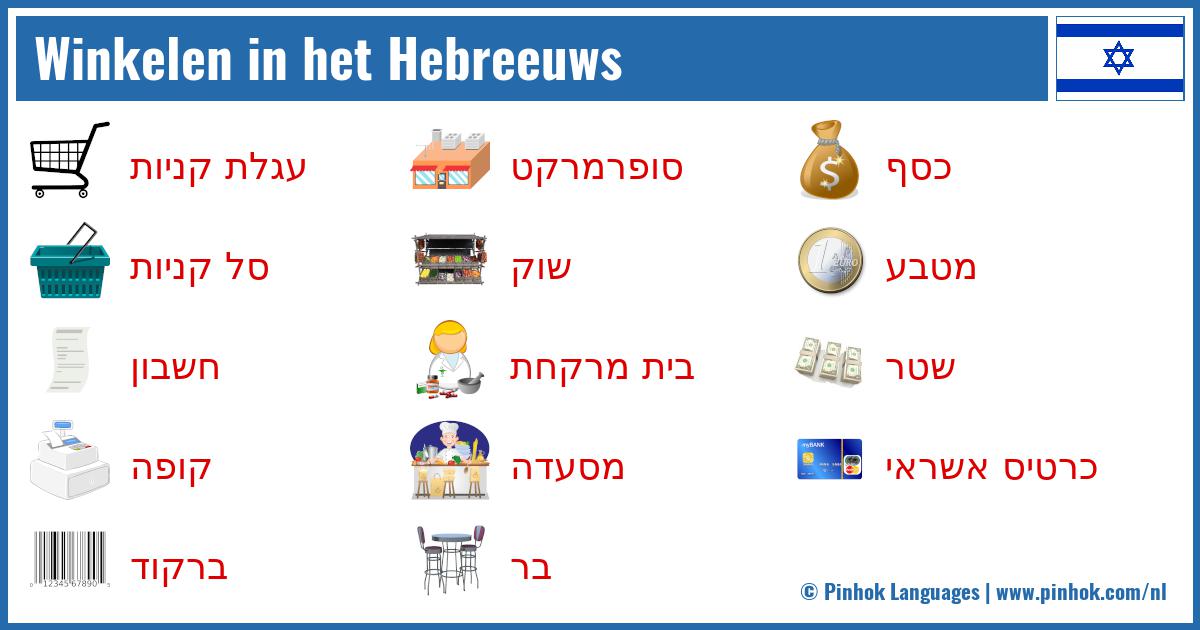 Winkelen in het Hebreeuws