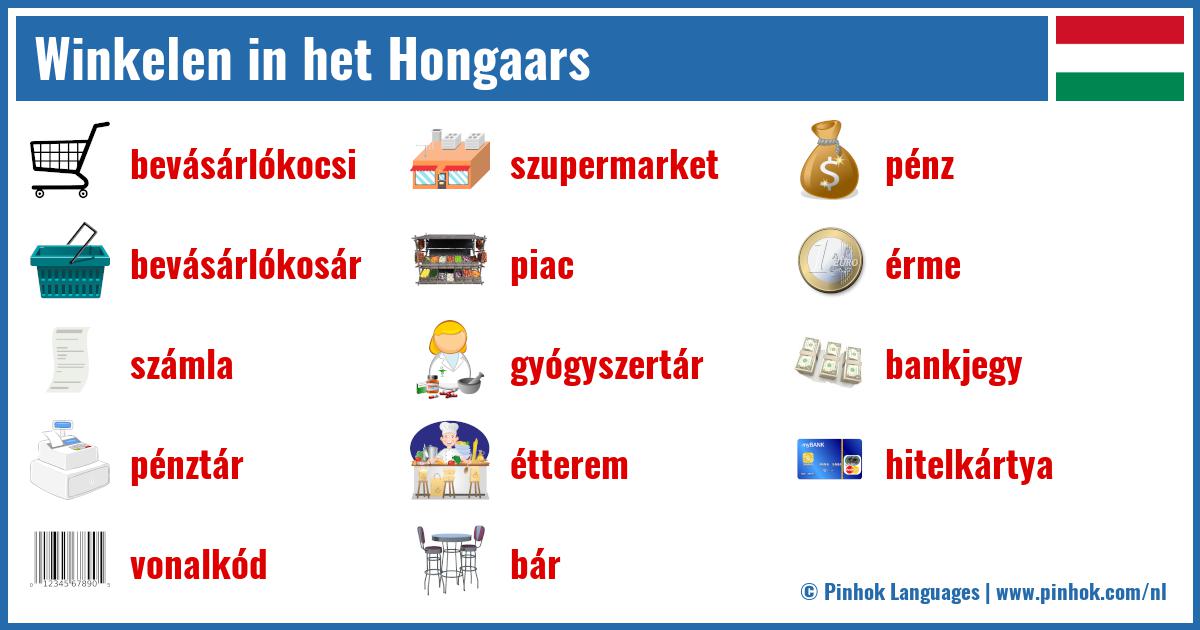 Winkelen in het Hongaars