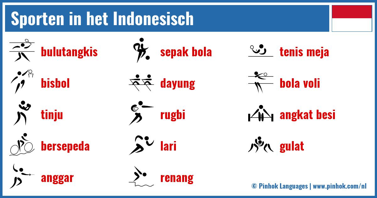 Sporten in het Indonesisch