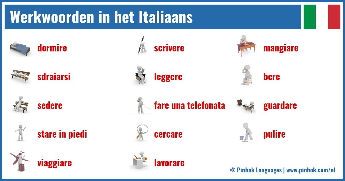 Werkwoorden in het Italiaans
