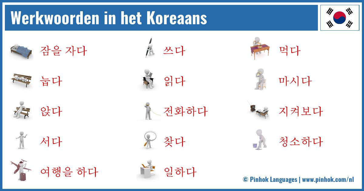 Werkwoorden in het Koreaans