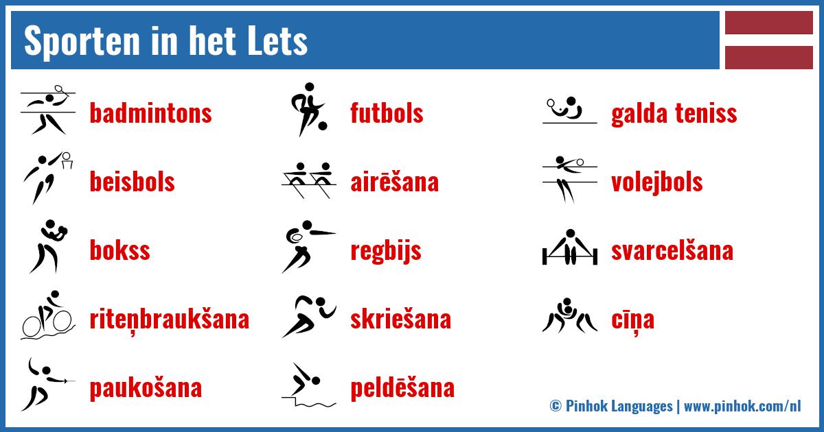 Sporten in het Lets