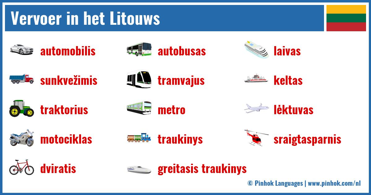 Vervoer in het Litouws