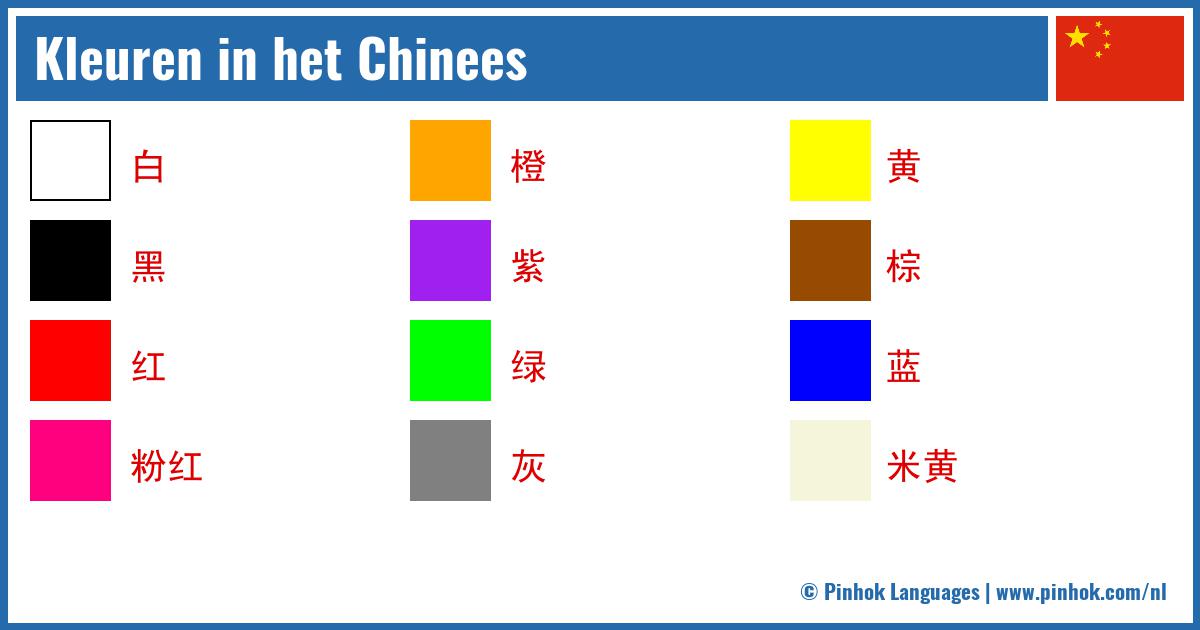 Kleuren in het Chinees