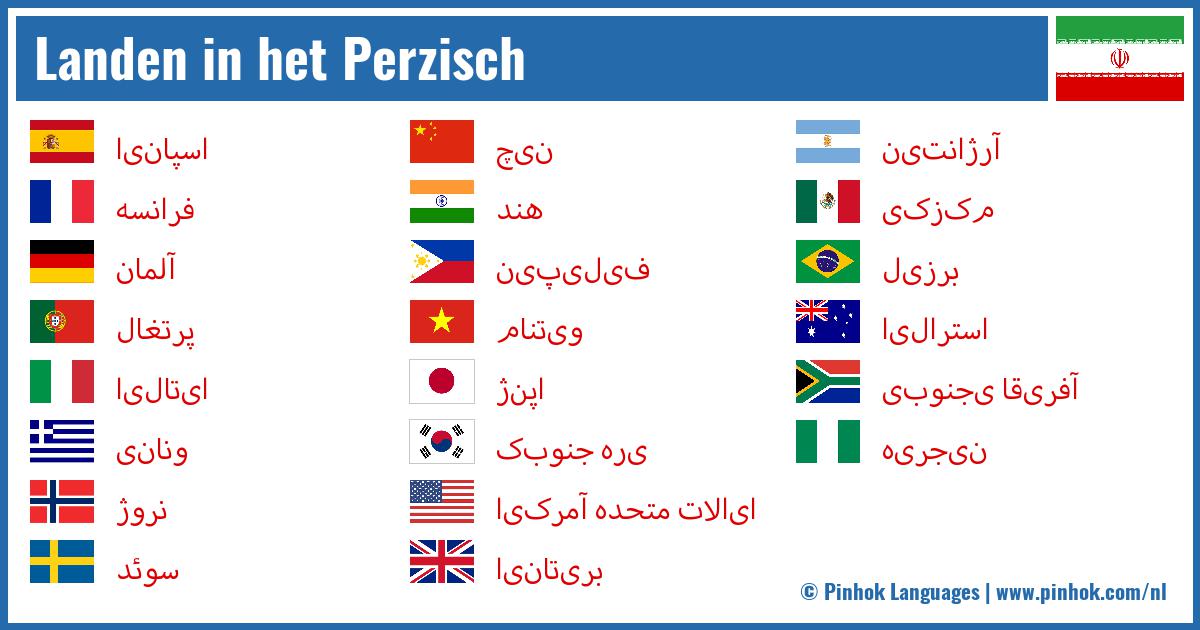 Landen in het Perzisch