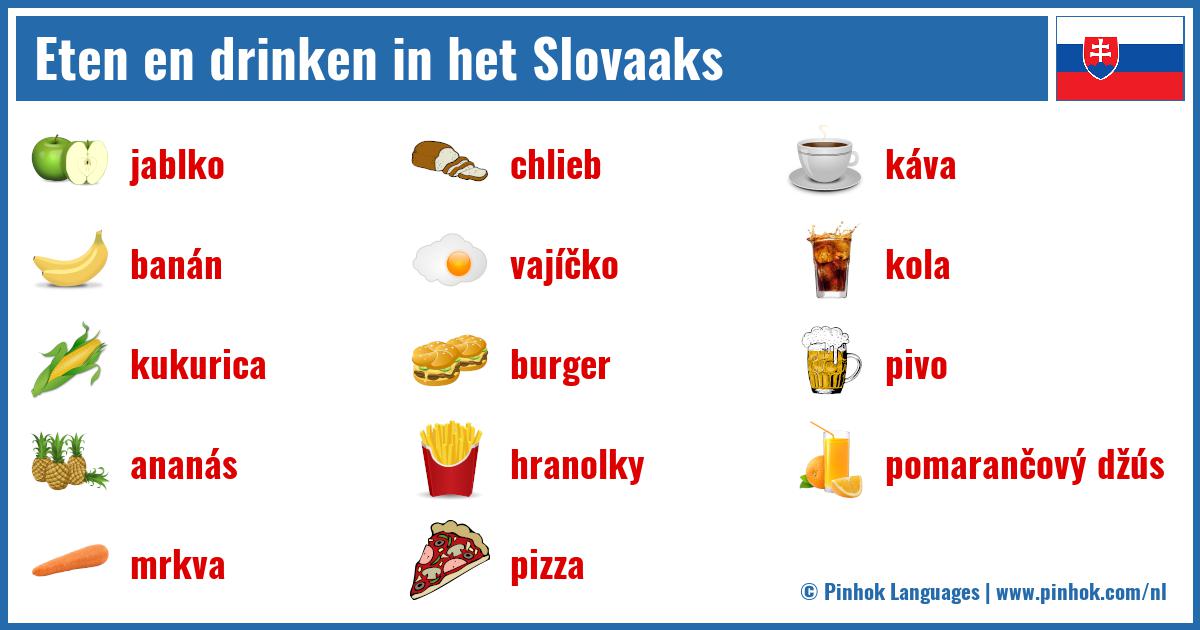 Eten en drinken in het Slovaaks