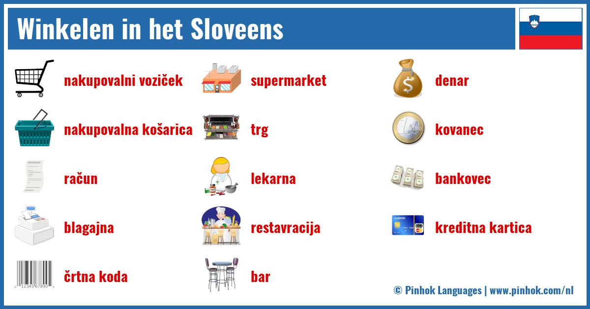 Winkelen in het Sloveens
