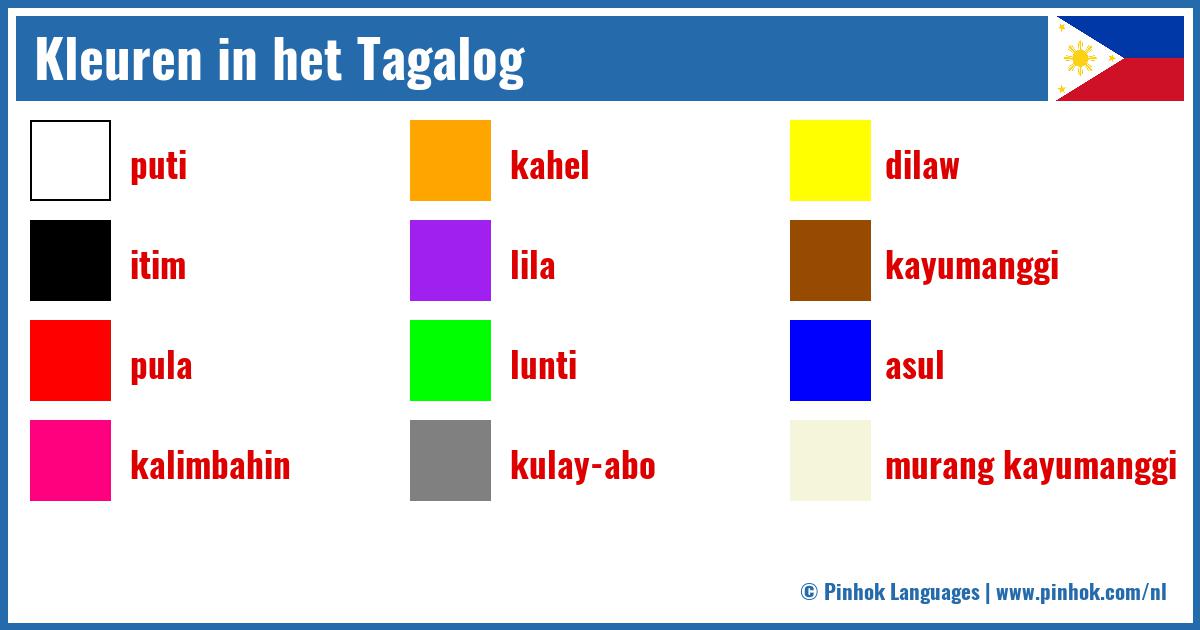 Kleuren in het Tagalog