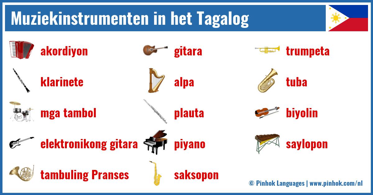 Muziekinstrumenten in het Tagalog