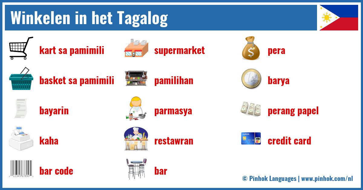 Winkelen in het Tagalog