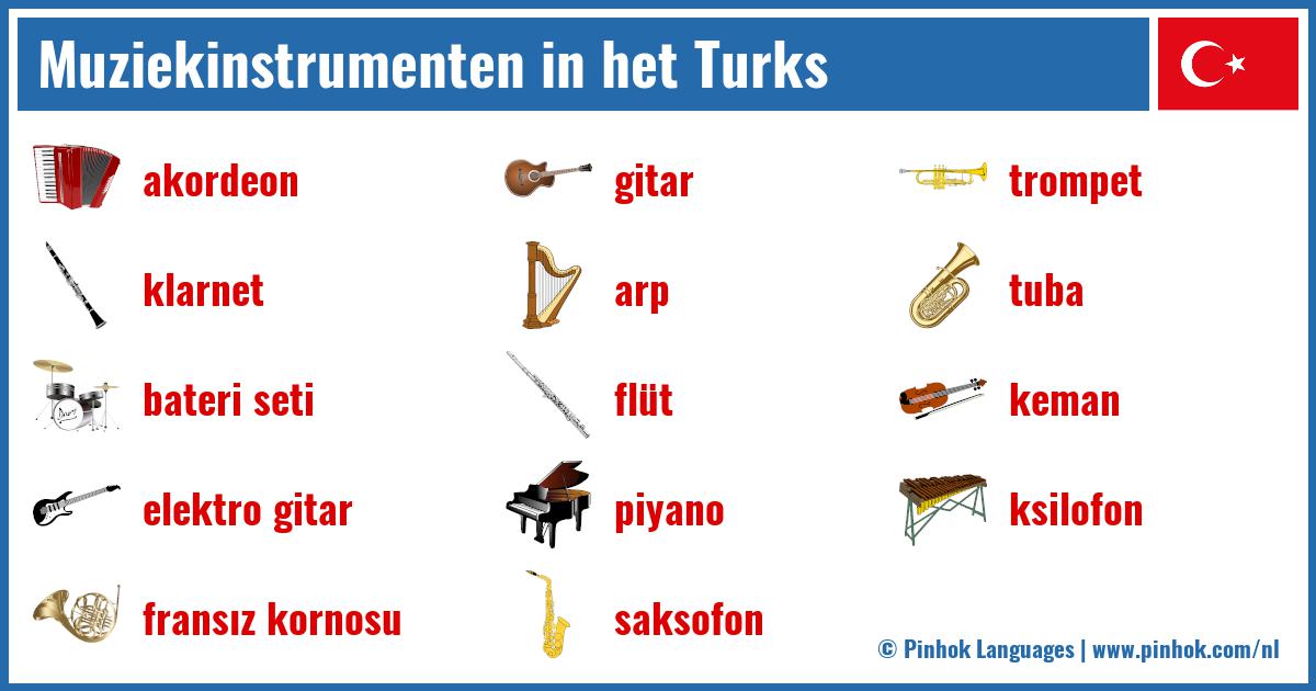 Muziekinstrumenten in het Turks