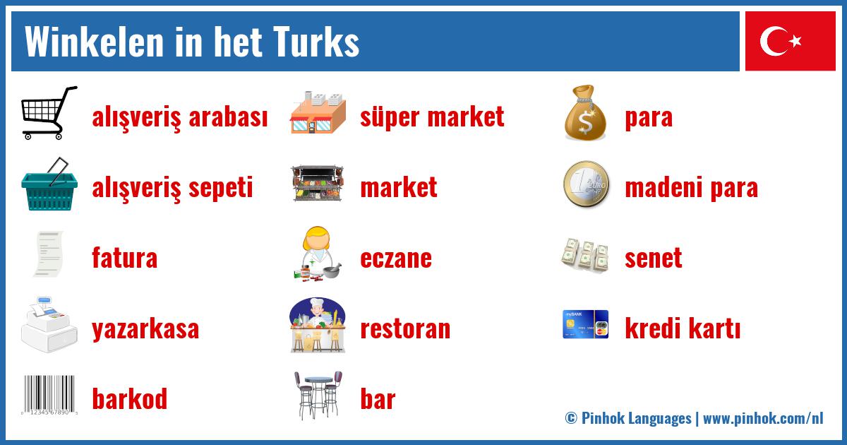 Winkelen in het Turks