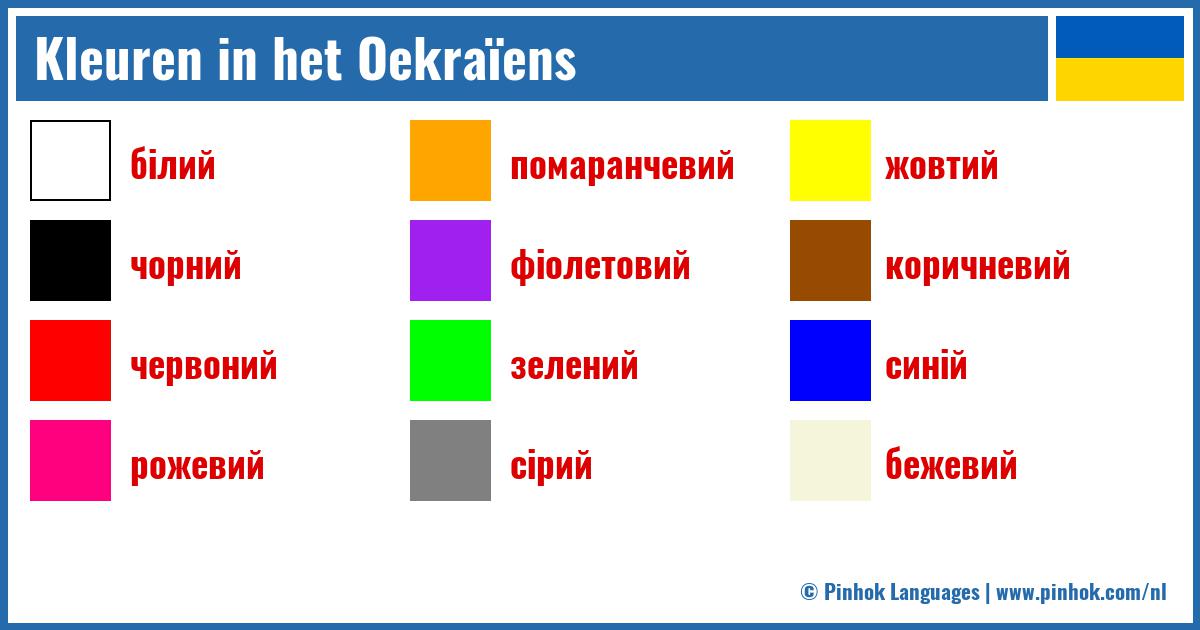 Kleuren in het Oekraïens