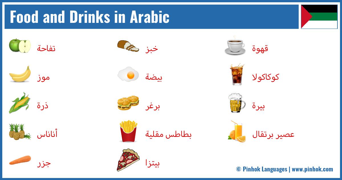Food and Drinks in Arabic