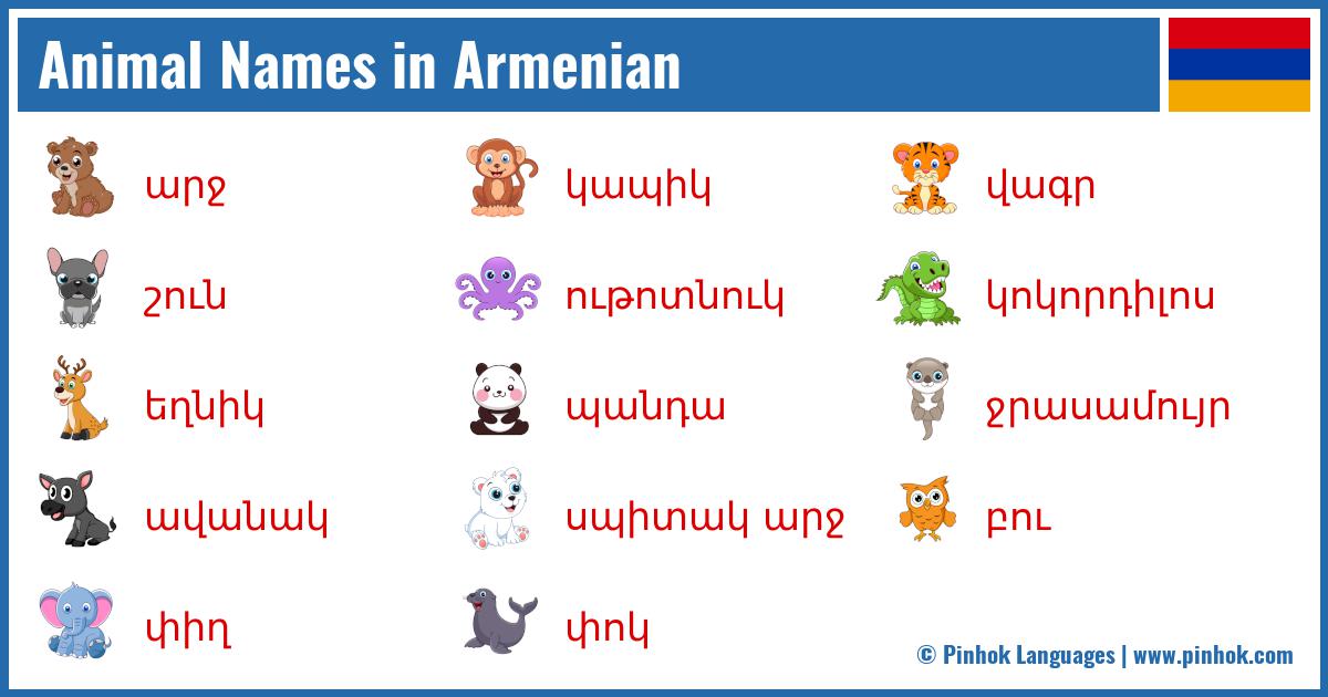 Animal Names in Armenian