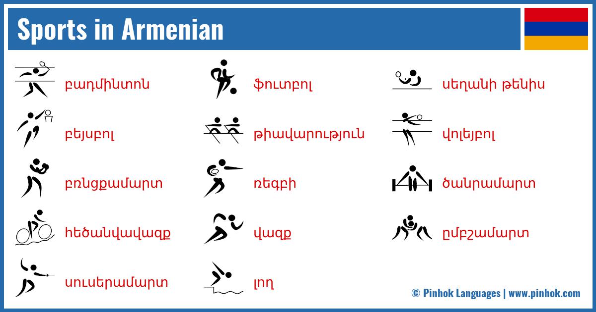 Sports in Armenian